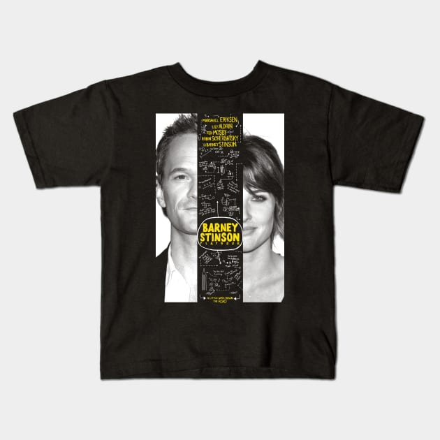 Barney Stinson Playbook Kids T-Shirt by huckblade